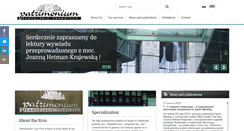 Desktop Screenshot of patrimonium.com.pl