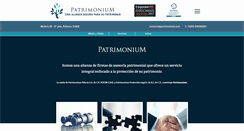 Desktop Screenshot of patrimonium.com